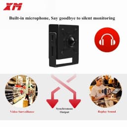 POE NVR System Compatible 5MP 4MP 3MP H.265 Mini CCTV IP Camera 2.8mm Indoor Home Security Audio Surveillance Camera