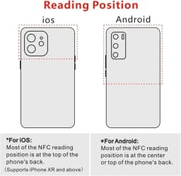 10Pcs/ 50Pcs /100pcs Ntag215 Rewritable NFC Tag 13.56MHz ISO14443A Available RFID Adhesive Label RFID Tags Stickers Sharing Tag
