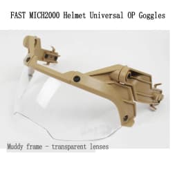 CS Protective Goggles FAST Guided Tactical Helmet OP Goggles 90 Degree Detachable AF Helmet Guided Fog and Riot Prevention