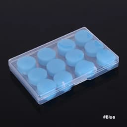 12Pcs Silicone Sleeping Ear Plugs Noise Reduction Anti Snore Sound Insulation Earplug Sleep Ear Protection Reusable Ear Plugs