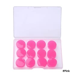 12Pcs Silicone Sleeping Ear Plugs Noise Reduction Anti Snore Sound Insulation Earplug Sleep Ear Protection Reusable Ear Plugs