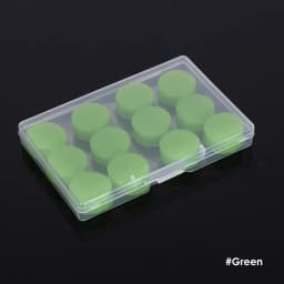 12Pcs Silicone Sleeping Ear Plugs Noise Reduction Anti Snore Sound Insulation Earplug Sleep Ear Protection Reusable Ear Plugs