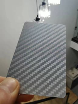 1Piece NFC Carbon Fiber Smart NFC Card NFC Business Card Fast Reading Ntag 215 Blank NFC Card Digital Business Card Social Share