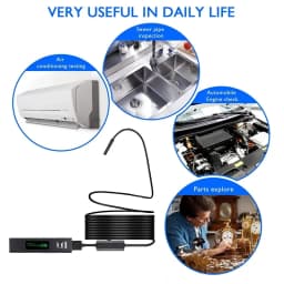 5.5/8mm 1200P Endoscopic Wifi Camera Endoscope For Android Iphone IOS Mobile Smartphone Car Inspection Tools Single Dual Lens