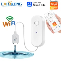 Tuya WiFi Smart Water Leak Sensor Liquid Leakage Alarm Overflow Level Detector Flood Protection SmartLife APP