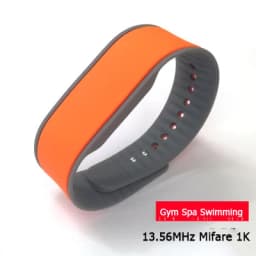 13.56MHZ M1 S50 Classic 1K RFID Silicone Wristband 14443A Bracelet