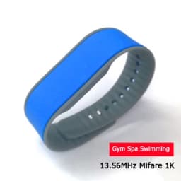 13.56MHZ M1 S50 Classic 1K RFID Silicone Wristband 14443A Bracelet
