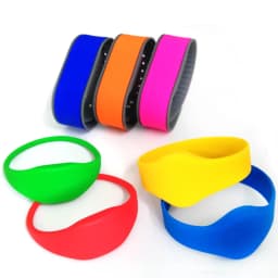 13.56MHZ M1 S50 Classic 1K RFID Silicone Wristband 14443A Bracelet
