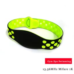 13.56MHZ M1 S50 Classic 1K RFID Silicone Wristband 14443A Bracelet