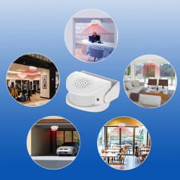 KERUI M5 Wireless PIR Motion Sensor Door Bell Shop Visitor Alert 32 Songs Chime Alarm Burglar Doorbell for Office/Home Security