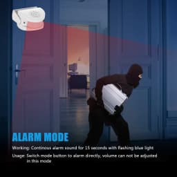 KERUI M5 Wireless PIR Motion Sensor Door Bell Shop Visitor Alert 32 Songs Chime Alarm Burglar Doorbell for Office/Home Security