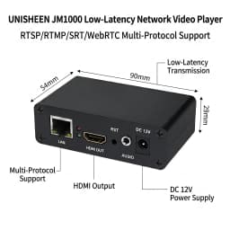 Hot-Sale FHD IP to HDMI Video Decoder Stream H.265 H.264 RTSP SRT RTSP RTMP UDP