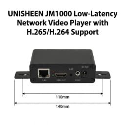 Hot-Sale FHD IP to HDMI Video Decoder Stream H.265 H.264 RTSP SRT RTSP RTMP UDP