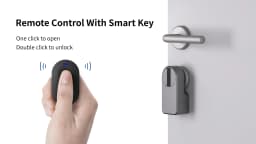 GIMDOW Bluetooth-Compatible Smart Door Lock Can Smart Key/Password /APP Unlock with Tuya Smart or Smart Life APP Electronic Lock