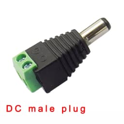 5 Pair (10pcs) Coax Cat5 To Bnc DC Power Male Jack Plug DC Female Connector Plug Adapter Av BNC UTP for CCTV Camera Video Balun