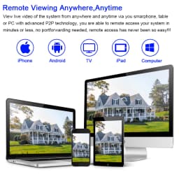 5MP Wired CCTV Analog Security Camera Outside Street Waterproof AHD Dome Video Surveillance Camera BNC XMEYE 4K 5MP AHD DVR View