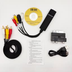 USB2.0 VHS To DVD Converter Convert Analog Video To Digital Format Audio Video DVD VHS Record Capture Card Quality PC Adapter