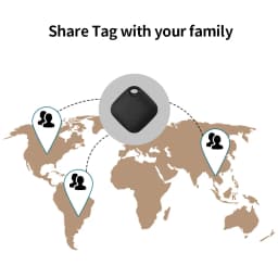 1/2/ 4pcs Anti-lose Security Finder Tracker Smart Tag for Apple Find My Bluetooth GPS Tracker For Luggage Key IOS MFi Finder