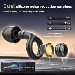 Silicone Ear Plugs Sleep Noise Cancelling Reusable Hearing Protection Anti Noise Earplugs for Concerts Travel Sleeping Ear Plug
