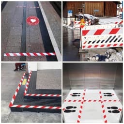 15cm/20cm*1m Twill Reflective Waterproof Tape Left Or Right Reflector Self-Adhesive Safety Warning Sticker Conspicuity For Truck