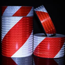 15cm/20cm*1m Twill Reflective Waterproof Tape Left Or Right Reflector Self-Adhesive Safety Warning Sticker Conspicuity For Truck