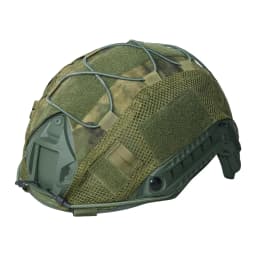 BOOIU Tactical Helmet Cover Airsoft High-cut Helmet Cover Hunting CS Camo with Elastic Cord for MH PJ BJOPS-Core Fast Helmet