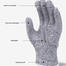 Security Protection Anti-Cut Gloves, Cut proof, stab resistant, stainless steel wire, metal mesh, butcher work