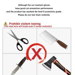 Security Protection Anti-Cut Gloves, Cut proof, stab resistant, stainless steel wire, metal mesh, butcher work
