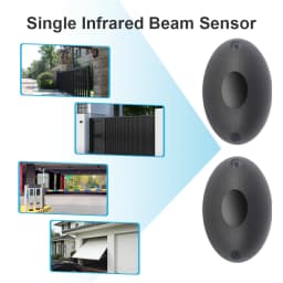 Infrared Beam Sensor Photocell Garage Door Infrared Sensor 12V-24V AC/DC for Sliding Gate Ir Barrier Automatic Door