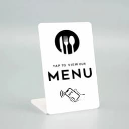 NFC Standard PVC Card for Online Menu Quick Link to Menu