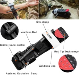 50pcs IFAK Trauma Survival First Aid Kit, Camping Gear Supplies Emergency Survival Kit, Hiking Kit
