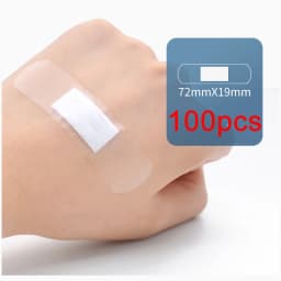 100Pcs/Pack Transparent Wound Adhesive Plaster For Home Travel First Aid Kit Anti-Bacteria Band Bandages Sticker