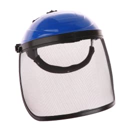 Stainless Steel Garden Grass Trimmer Safety Helmet Hat With Full Face Mesh Splash Proof Face Screen Safety Protective Mask