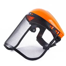 Stainless Steel Garden Grass Trimmer Safety Helmet Hat With Full Face Mesh Splash Proof Face Screen Safety Protective Mask