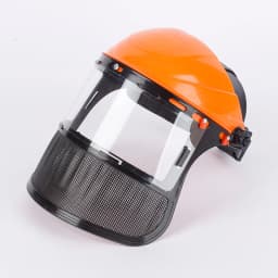 Stainless Steel Garden Grass Trimmer Safety Helmet Hat With Full Face Mesh Splash Proof Face Screen Safety Protective Mask
