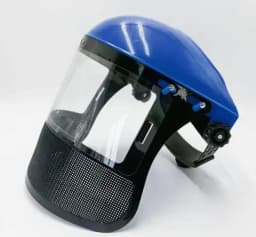 Stainless Steel Garden Grass Trimmer Safety Helmet Hat With Full Face Mesh Splash Proof Face Screen Safety Protective Mask