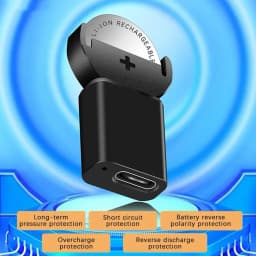 New For LIR2032 LIR1632 LIR2025 LIR2016 LIR2032H Batteries Long-Lasting Type-C Lithium Coin Charger Widely Charging