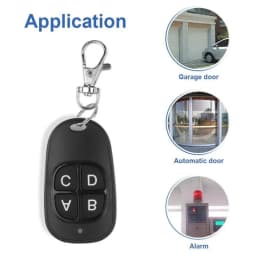 5-20pcs 433MHz Remote Control Universal Garage Remote 4 Buttons Duplicator Controller Replacement Wireless Car Keys for Garage