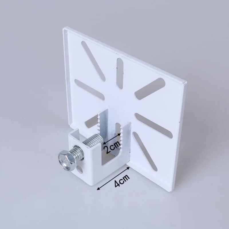 Universal Vertical Pole Mount Adapter with Screws Fixing, Wall Mounting Bracket For CCTV Security Camera