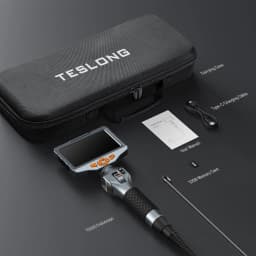 TESLONG TD500 3.9MM Lens Articulating Borescope 1080P 5 Inch IPS Screen Two Way 360° Steering Endoscope Camera with WIFI