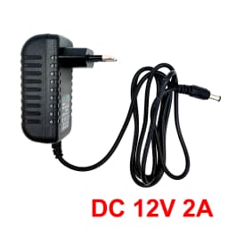 EU/US Power Adapter Input AC100-240V Output DC12V Universal Adapter Supply Charger Converter Plug for Camera DVR Printer  JIENUO