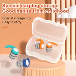 Silicone Earplug For Children Swimming Ear Protection Noise Reduction Waterproof Sleeping Earplugs for 5-12 Year Old Children