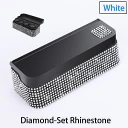 Black 4 Slots Coin Dispenser In Car Coin Holder Sorter Collector With Spring Mini Portable Storage Safe Box For Shop Outdoor Car