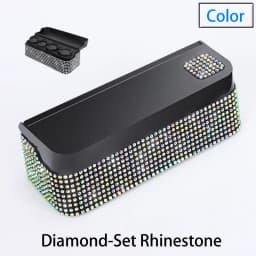 Black 4 Slots Coin Dispenser In Car Coin Holder Sorter Collector With Spring Mini Portable Storage Safe Box For Shop Outdoor Car