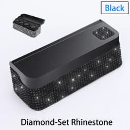 Black 4 Slots Coin Dispenser In Car Coin Holder Sorter Collector With Spring Mini Portable Storage Safe Box For Shop Outdoor Car