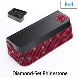 Black 4 Slots Coin Dispenser In Car Coin Holder Sorter Collector With Spring Mini Portable Storage Safe Box For Shop Outdoor Car