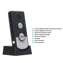 Wireless Voice Intercom Humanized Wireless Intercom Unit Long Range Power Saving Light Indication 2 Way Call for Home