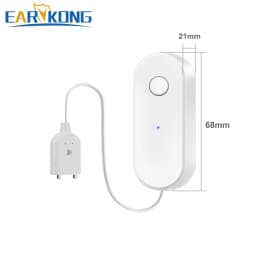 Tuya WiFi Smart Water Leak Sensor Liquid Leakage Alarm Overflow Level Detector Flood Protection SmartLife APP