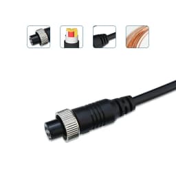 1m/2m/3m/5m/7m/8m/10m/15m/20m 4 Pin Male to Female Aviation Extension Video Cable for Truck Bus Monitor Camera Connection