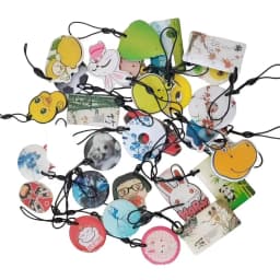 13.56MHz UID NFC IC Card Tags Changeable 1k S50 Keyfobs Key Tag Token NFC Tag Rewritable RFID Access Control Card Random Pattern